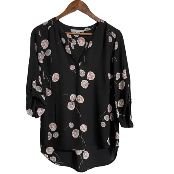 ANTHROPOLOGIE: Daniel Rainn Koda Split Neck Blouse (NWOT) - Picture 2 of 6